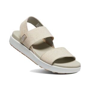 KEEN Elle Backstrap - Natural Hemp/plaza Taupe